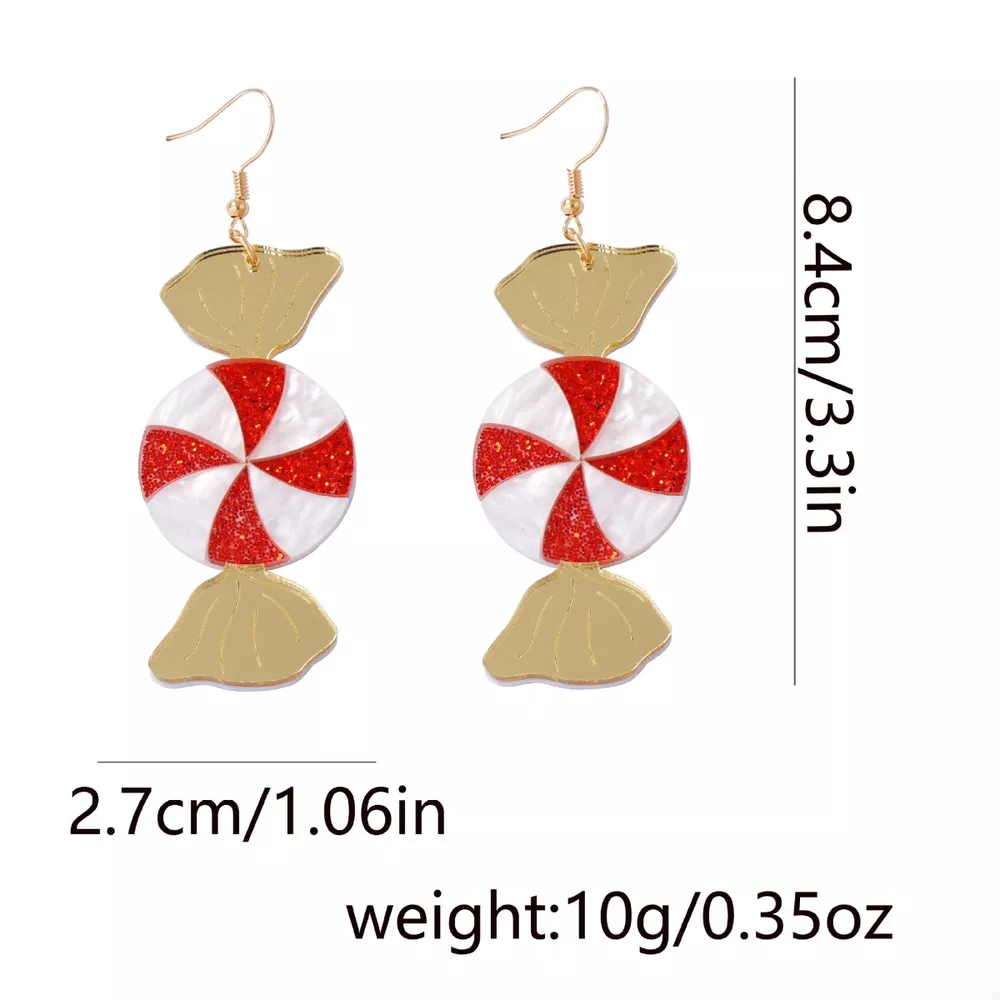 Christmas Candy Drop Earrings, image 6