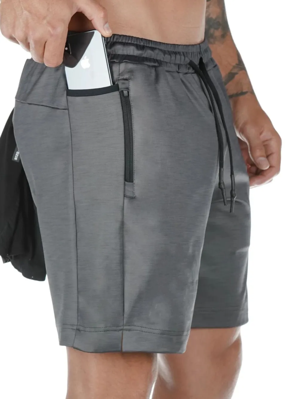 Men's Drawstring Active Shorts with Pockets, image 5