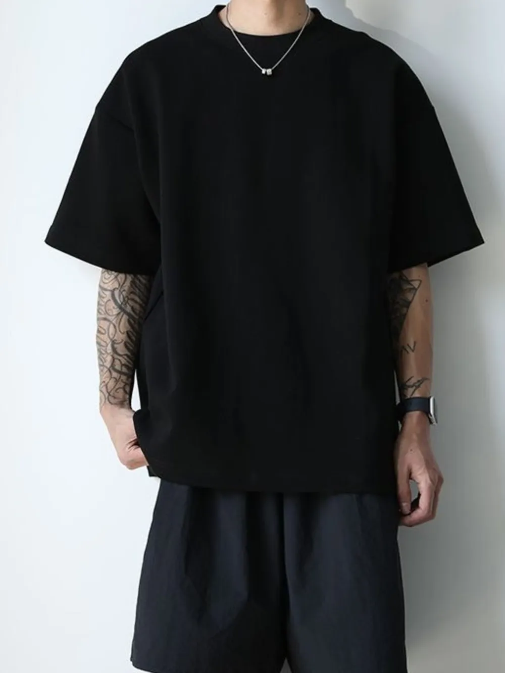 Men's Round Neck Half Sleeve T-Shirt, image 2