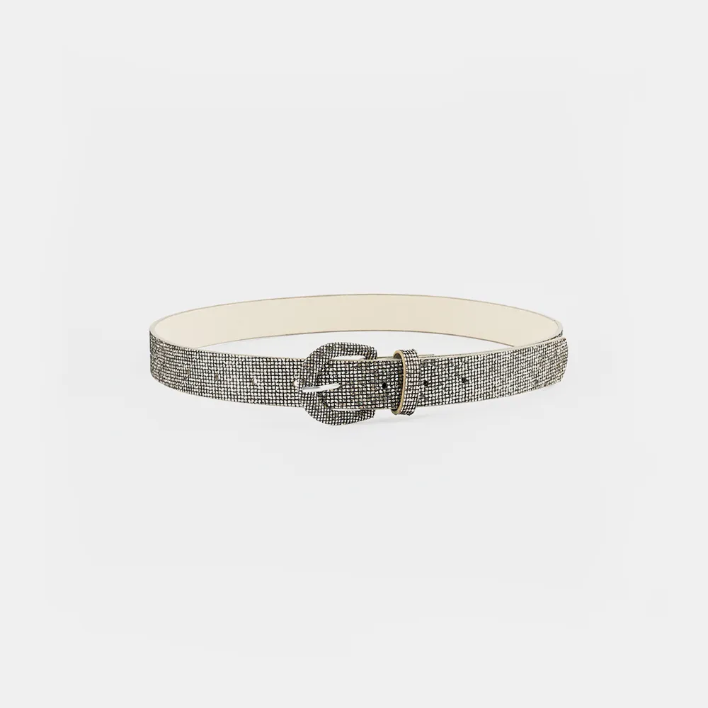 Sequin PU Leather Belt, image 3