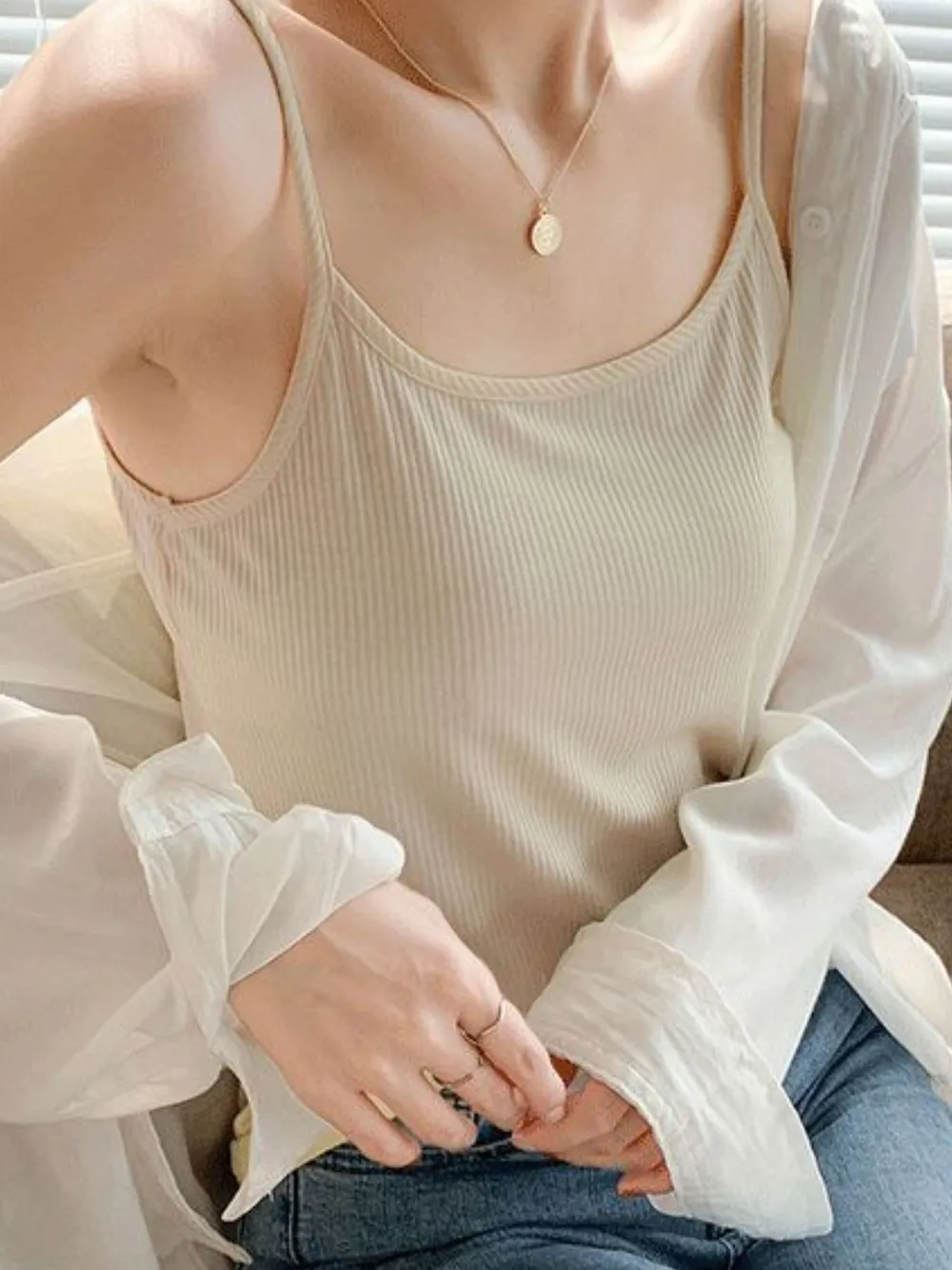 Plus Size Scoop Neck Cami Top, image 15