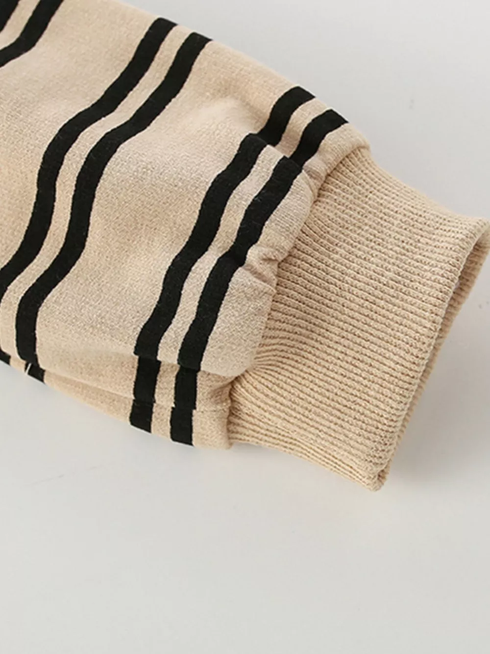 Children's Striped Bear Crew Neck Sweatshirt, image 2
