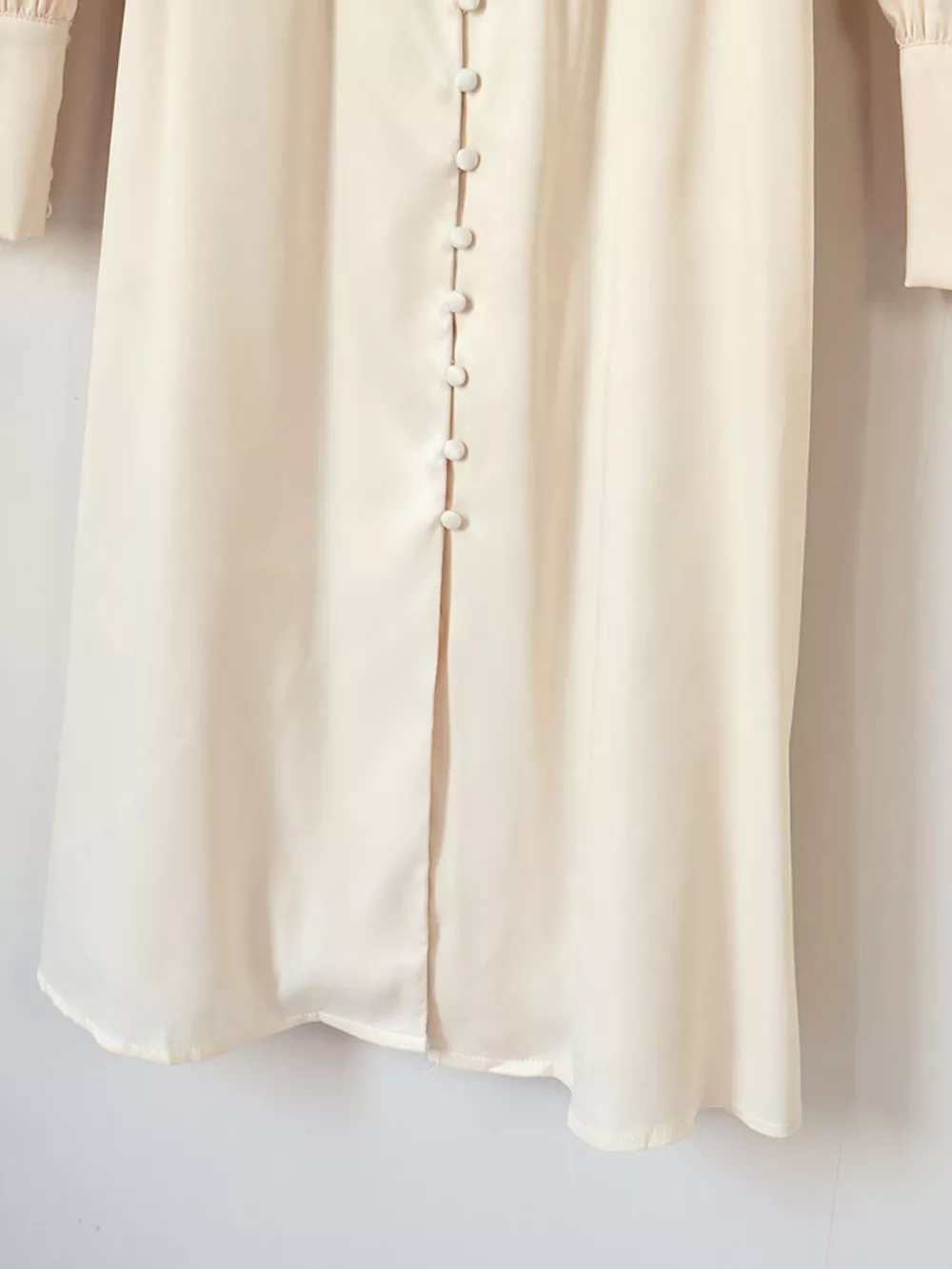 V-Neck Lantern Sleeve Midi Dress, image 12
