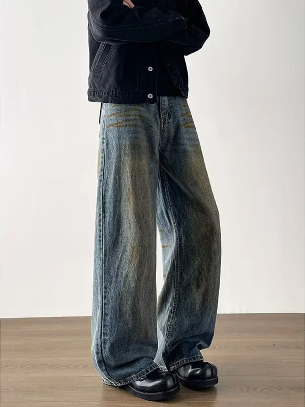 Men's Full Size Wide-Leg Jeans Plus Size, image 8