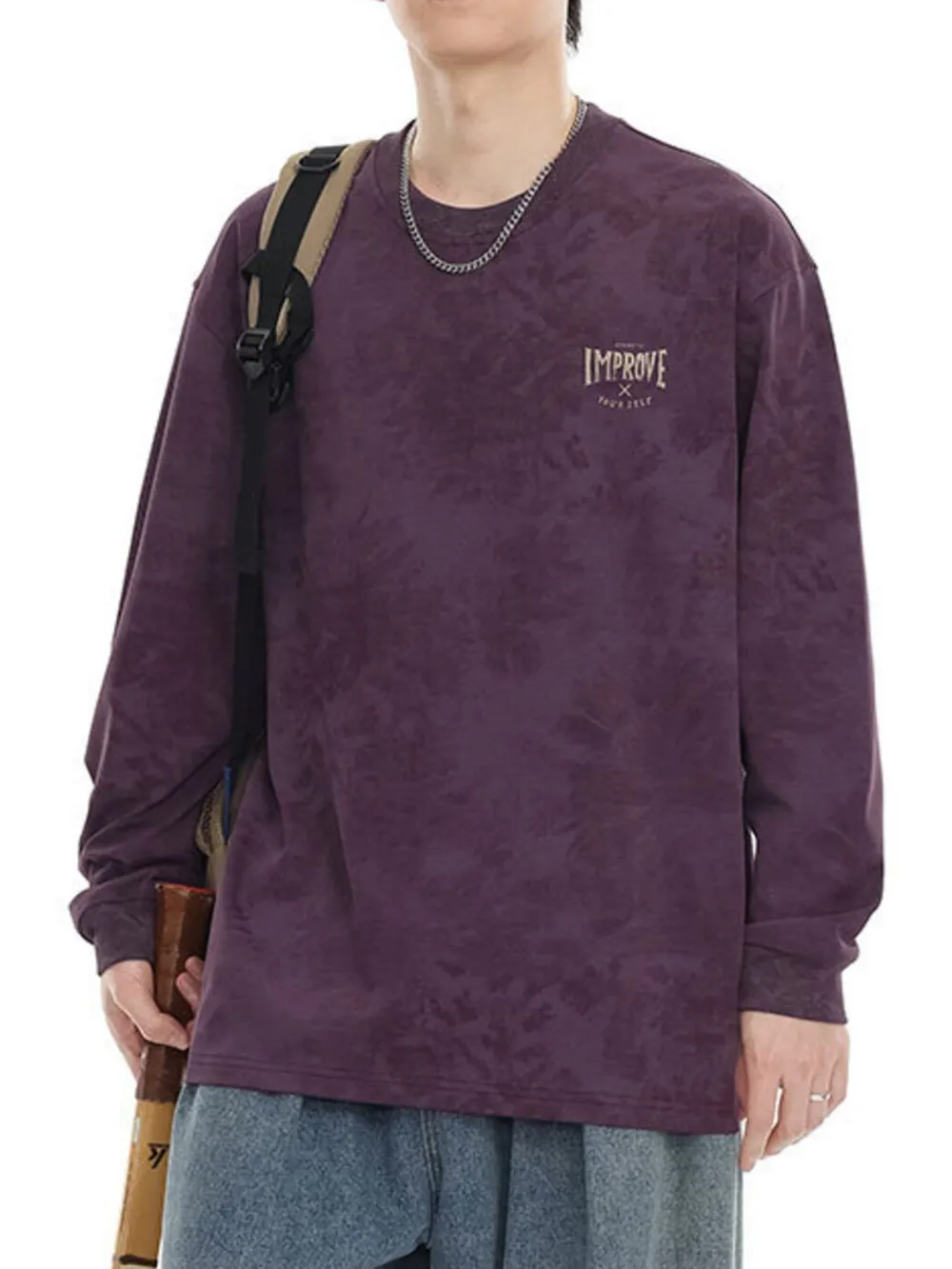 Men's Plus Size Printed Oversized Sweatshirt, image 6