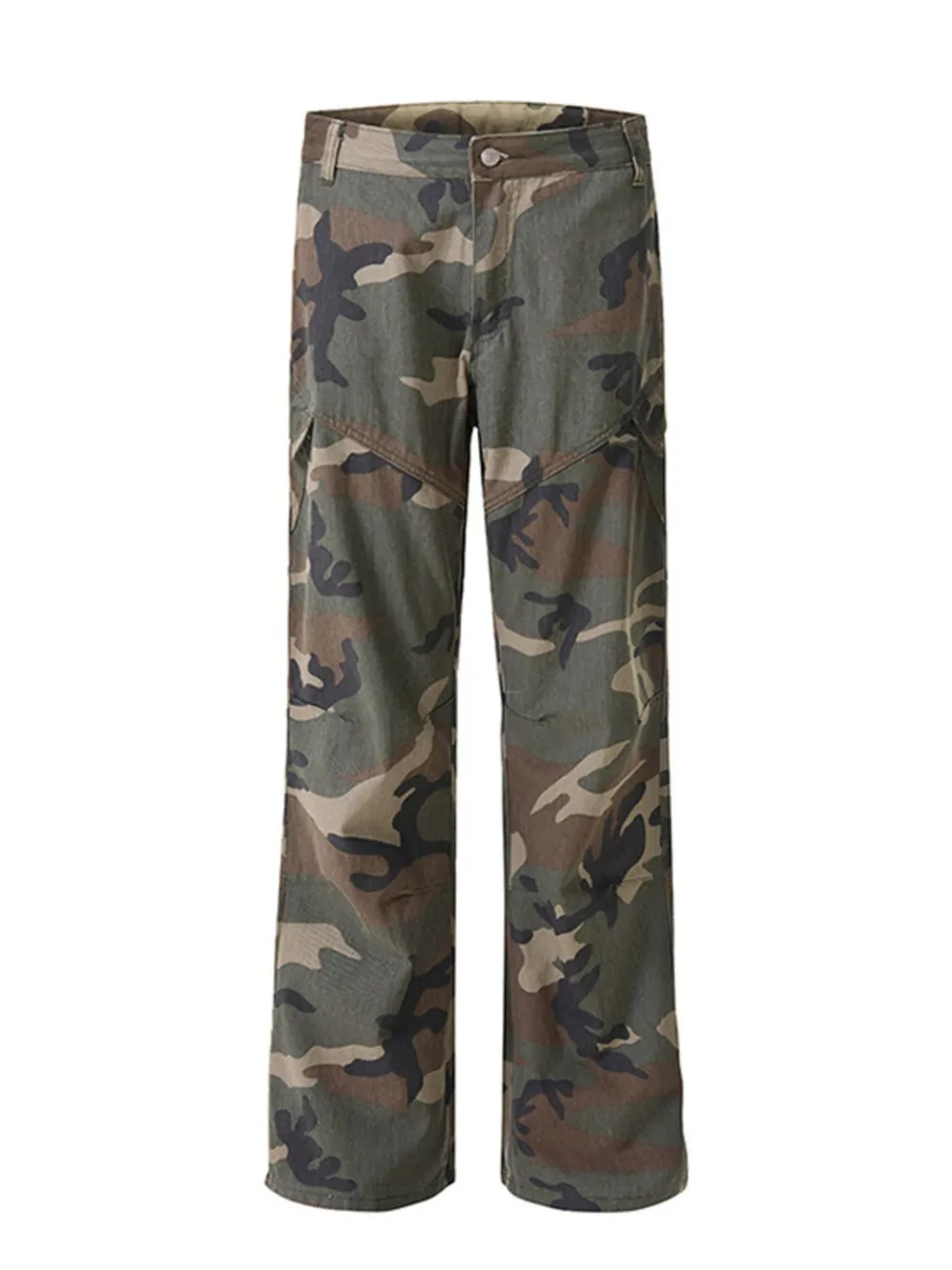 Men's Camouflage Cargo Pants with Multiple Pockets, image 5