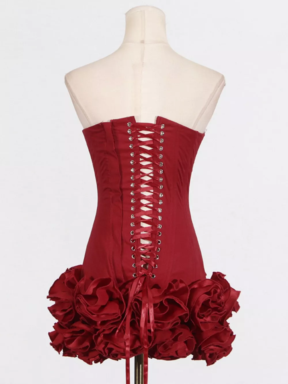 Ruffled Hem Tube Mini Dress, image 5