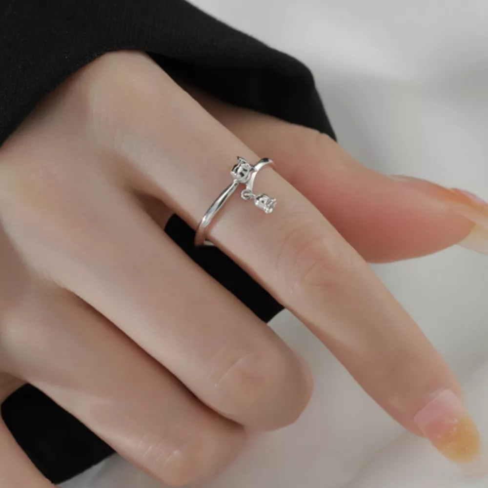925 Sterling Silver Bypass Ring, image 3
