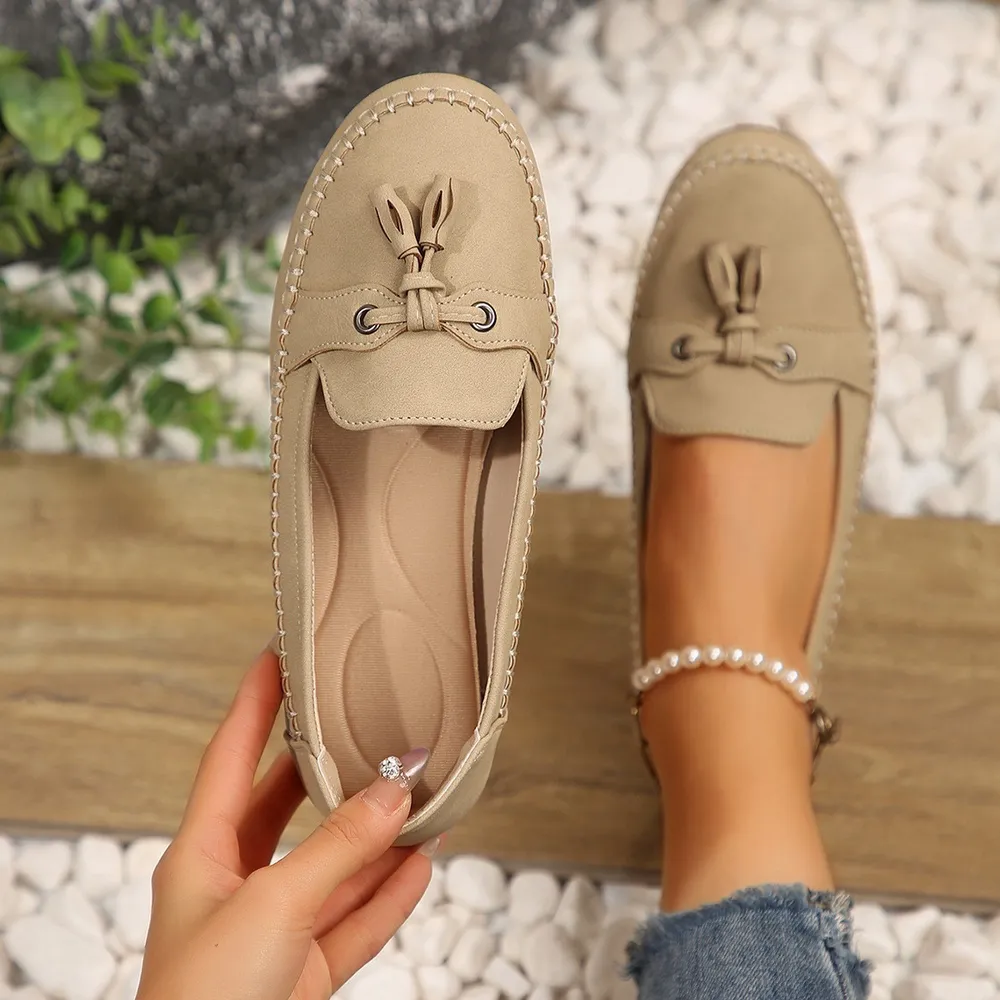 Round Toe Flat Slip-Ons, image 6
