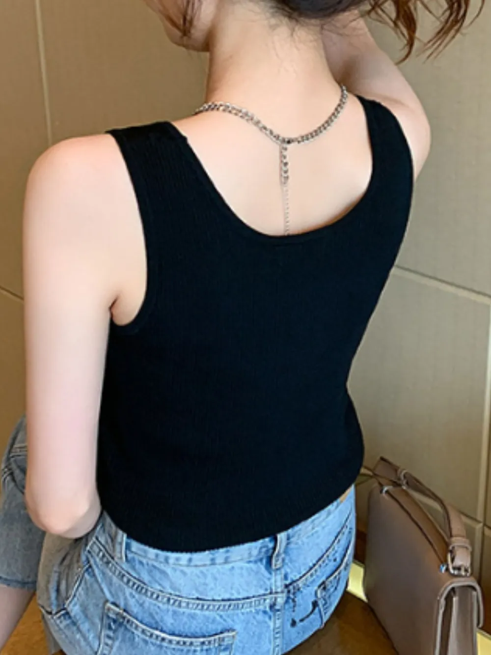 Plus Size Ribbed Scoop Neck Tank, image 17