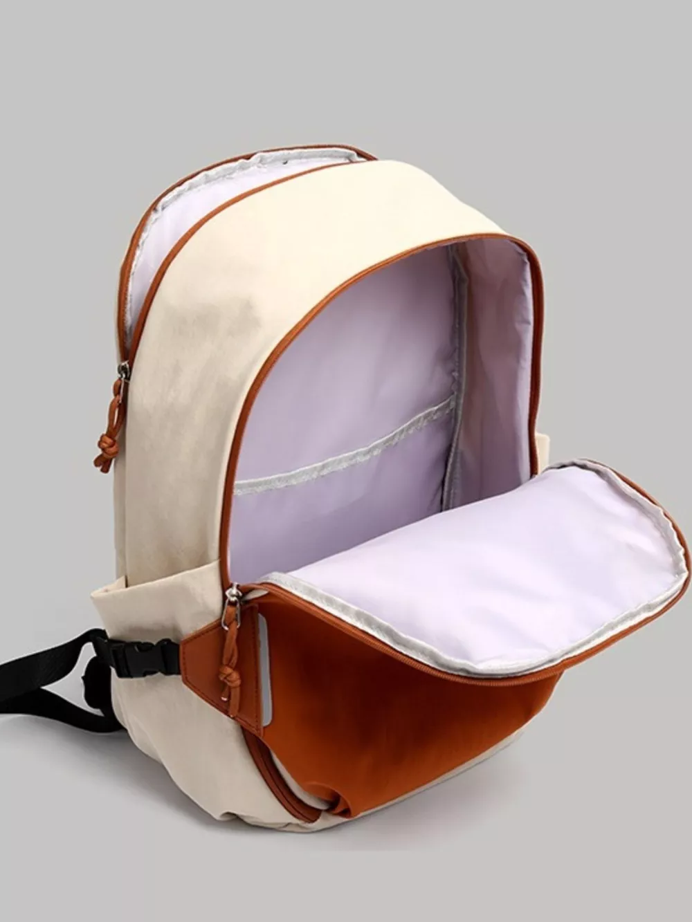 Color Block Lightweight Backpack Bag, image 7