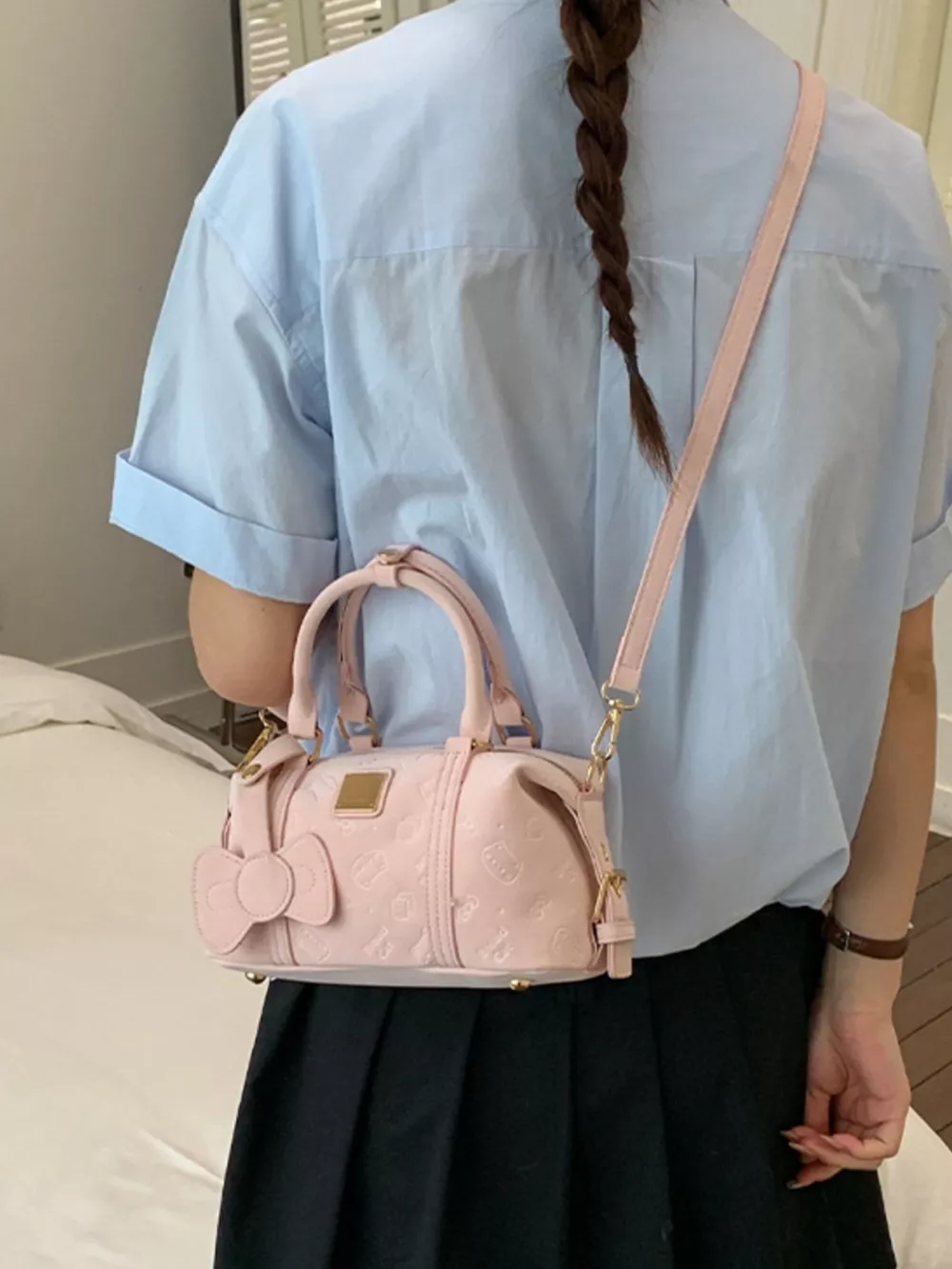 Bow Decor Crossbody Bag, image 2