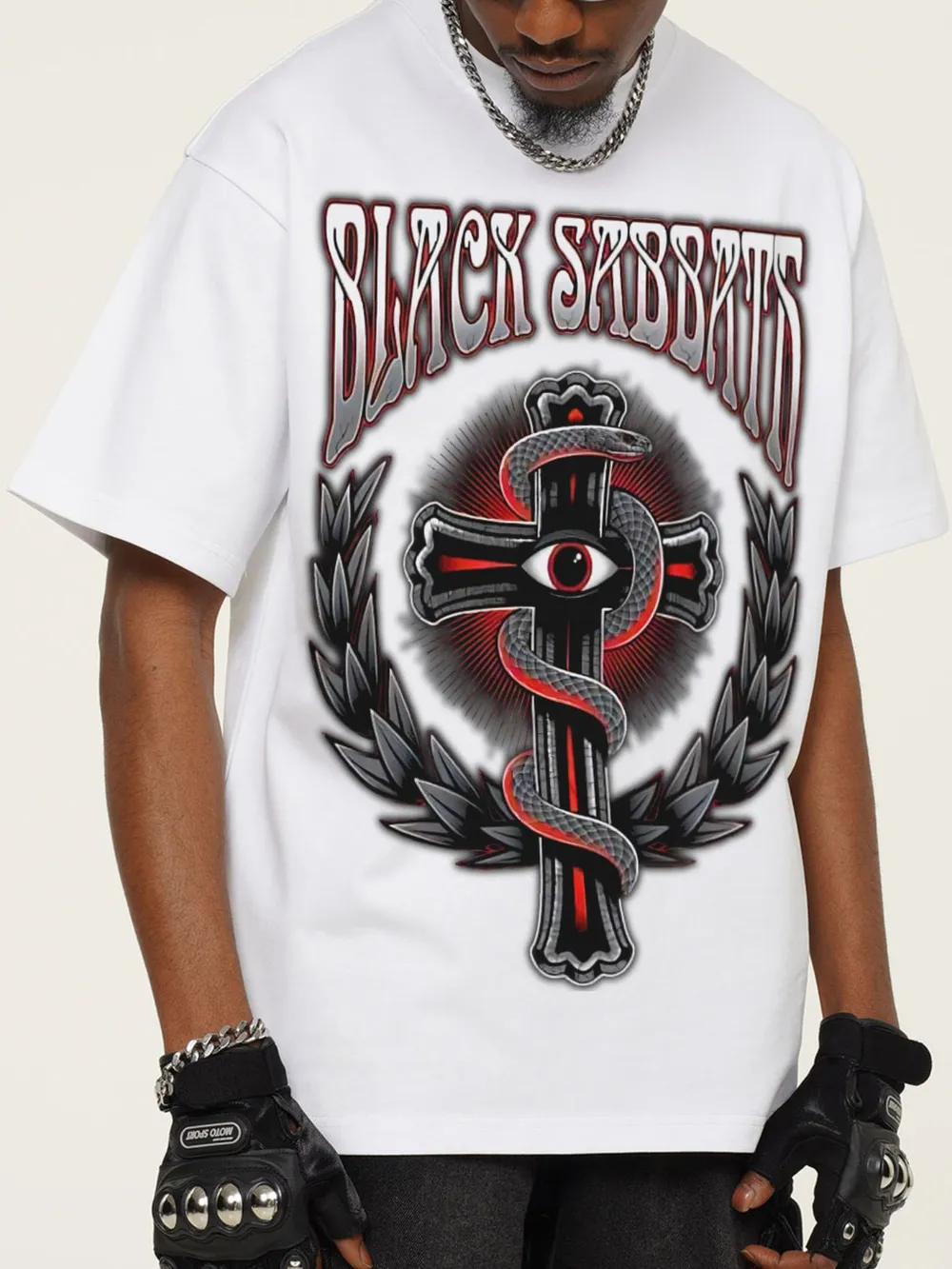Men's Graphic Round Neck Short Sleeve T-Shirt, image 6