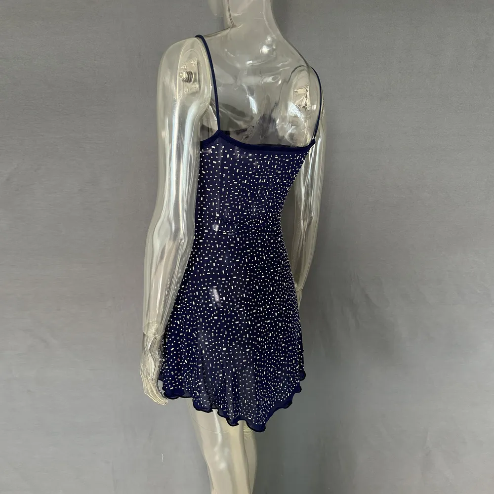 Rhinestone Decor Mini Cami Dress, image 13