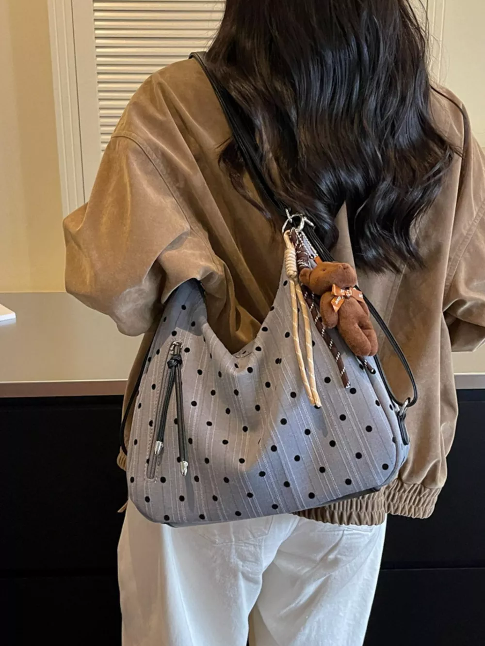 Polka Dot Shoulder Bag, image 5