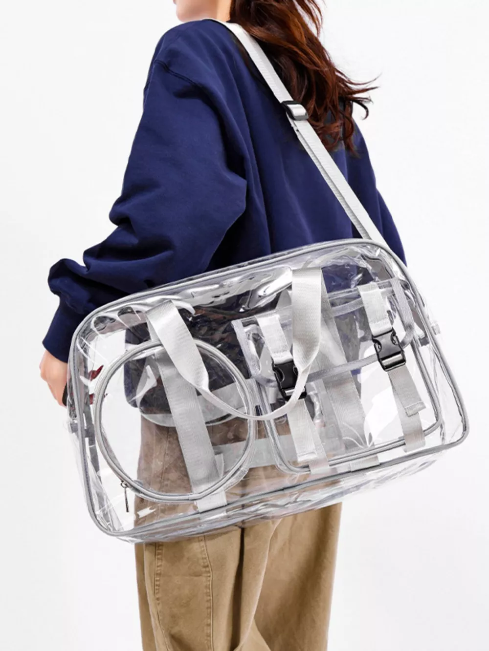 Clear PVC Travel Bag, image 10