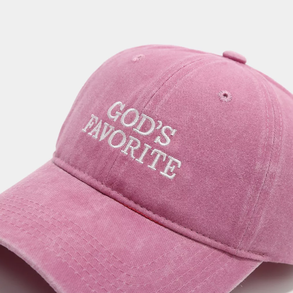 Embroidered Washed Baseball Cap, image 4
