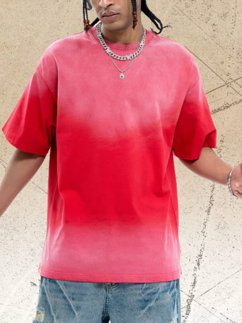 Men's Vintage Wash Oversized T-Shirt, image 3