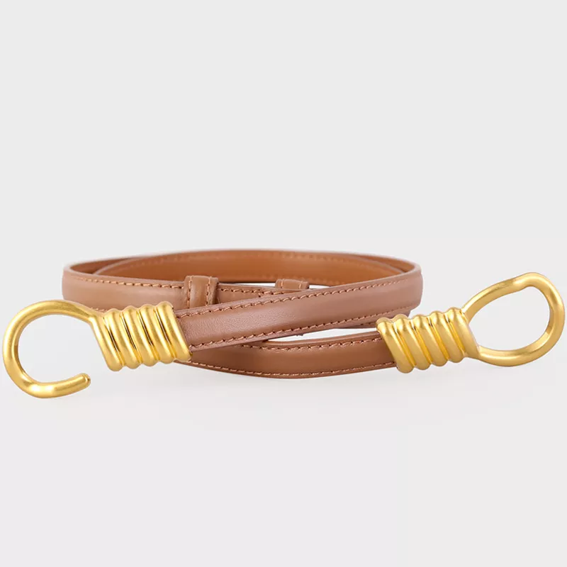 Hook Buckle Skinny Belt, image 4