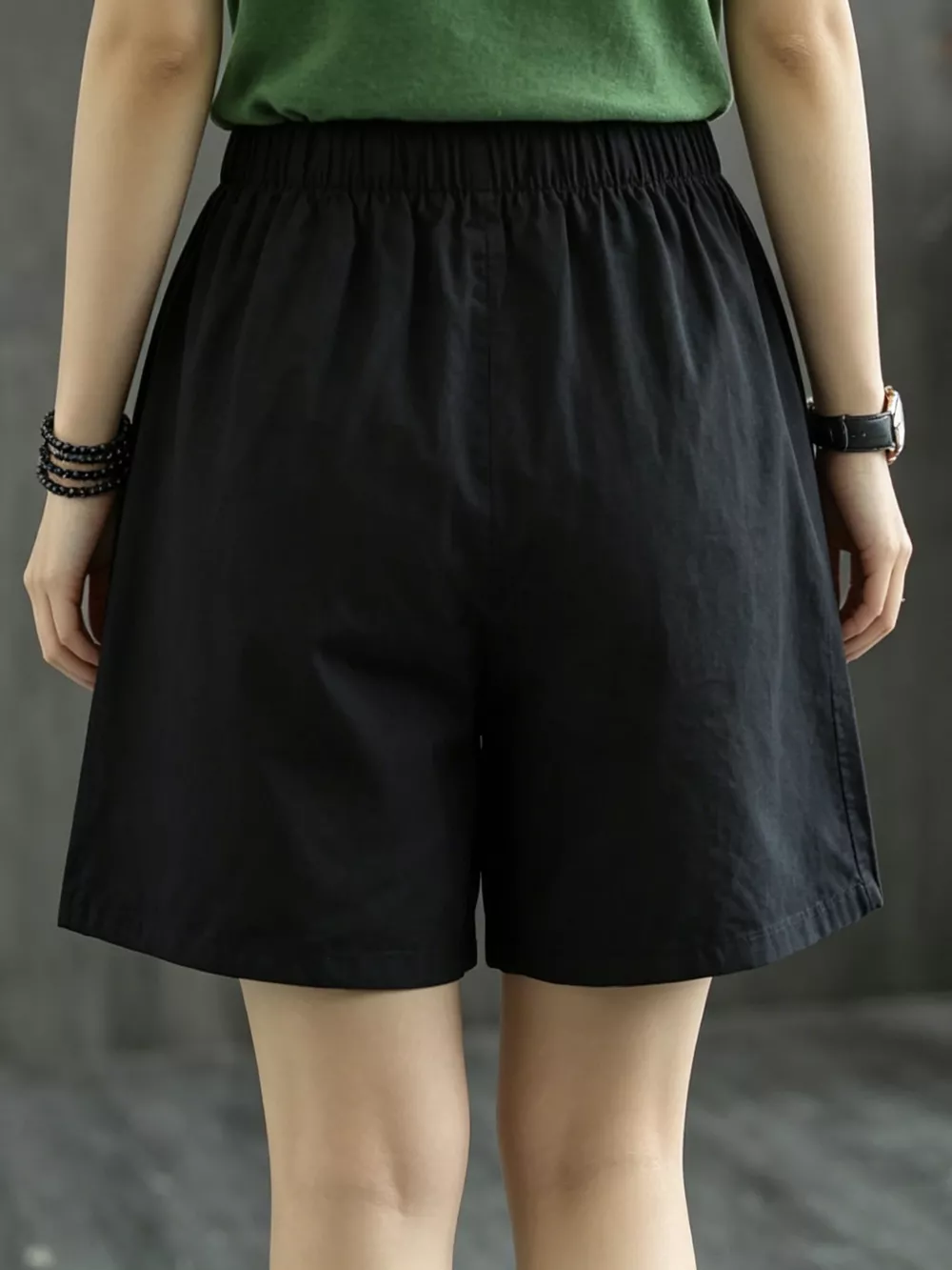 Elastic Waist Casual Shorts, image 10