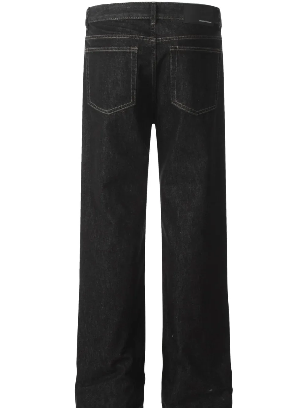Men's Wash Straight Leg Jeans, image 4