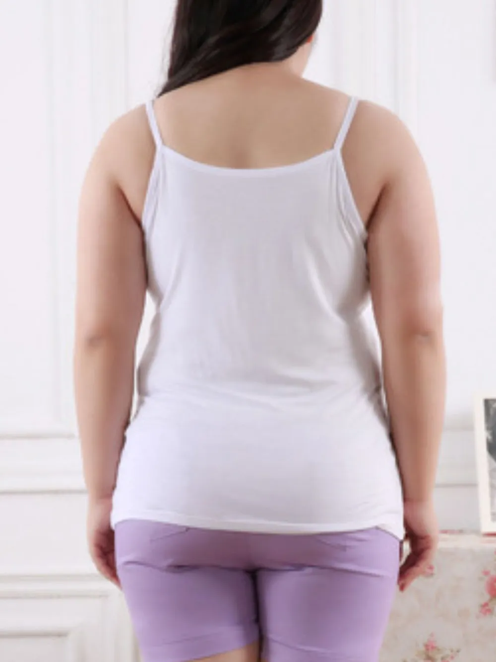 Solid Color Scoop Neck Tank Top, image 18