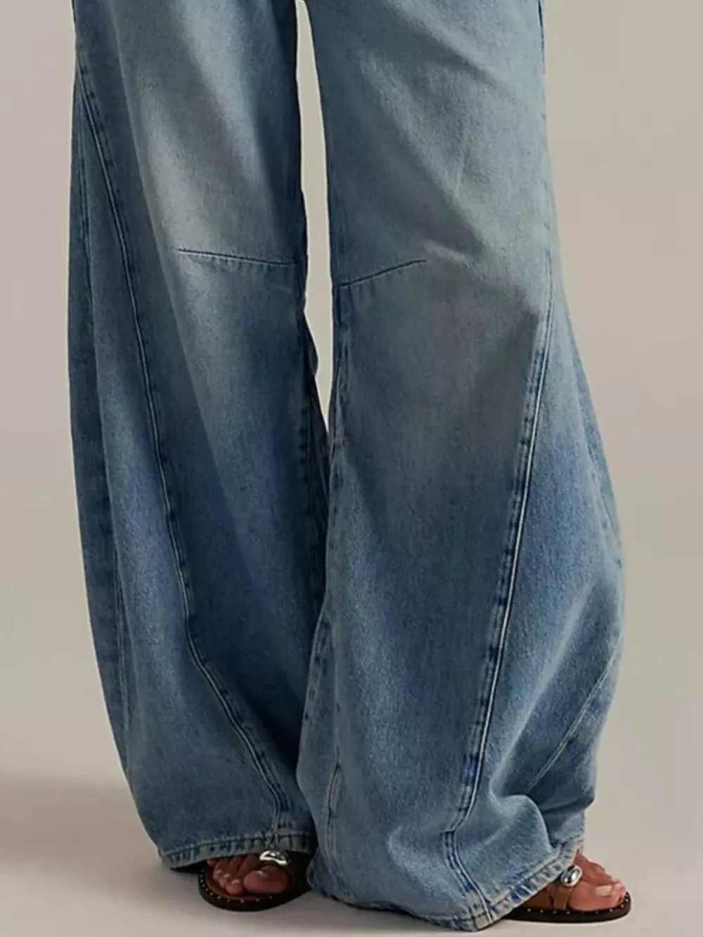 Washed Wide Leg Jeans, image 12