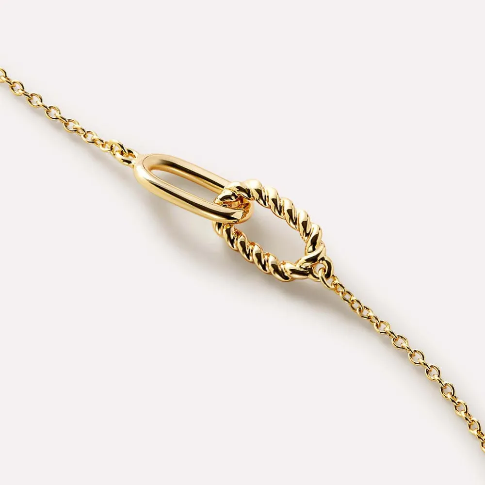 Interlocked Titanium Steel Necklace, image 5