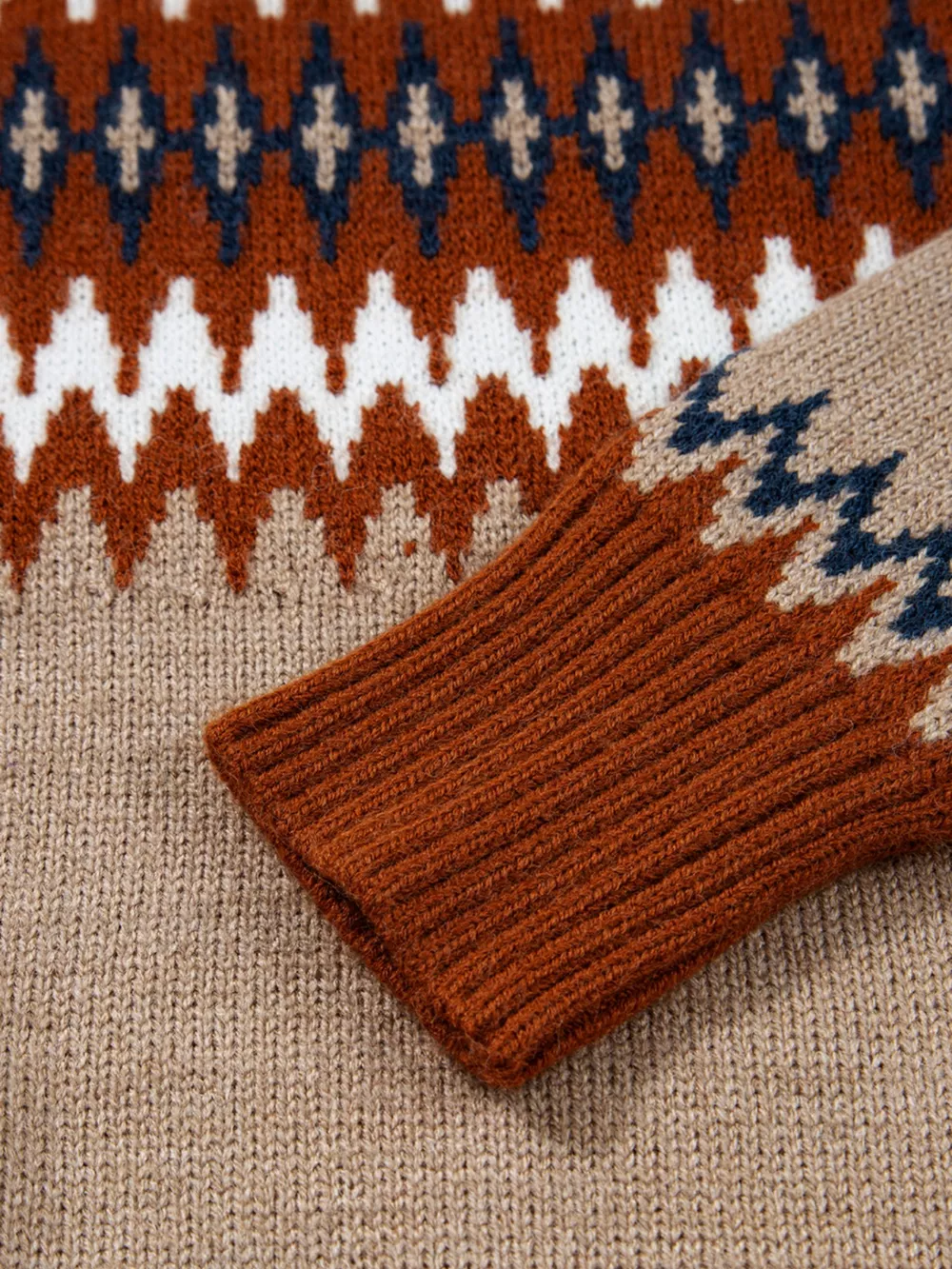 Color Block Crew Neck Sweater, image 11