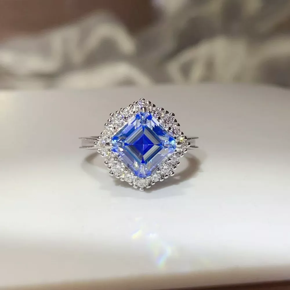 3 Carat Moissanite 925 Sterling Silver Ring