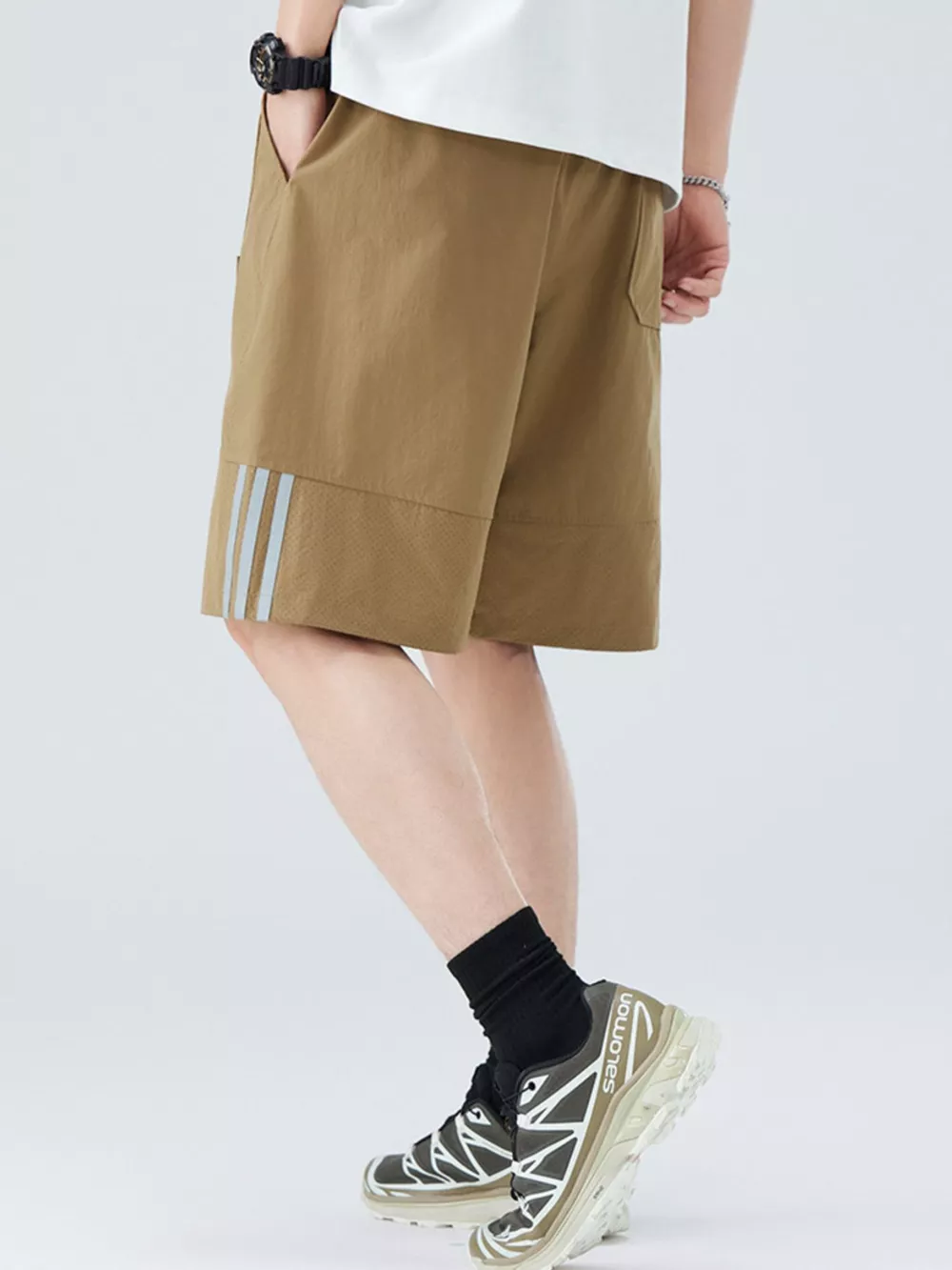 Men's Plus Size Loose Fit Shorts, image 2