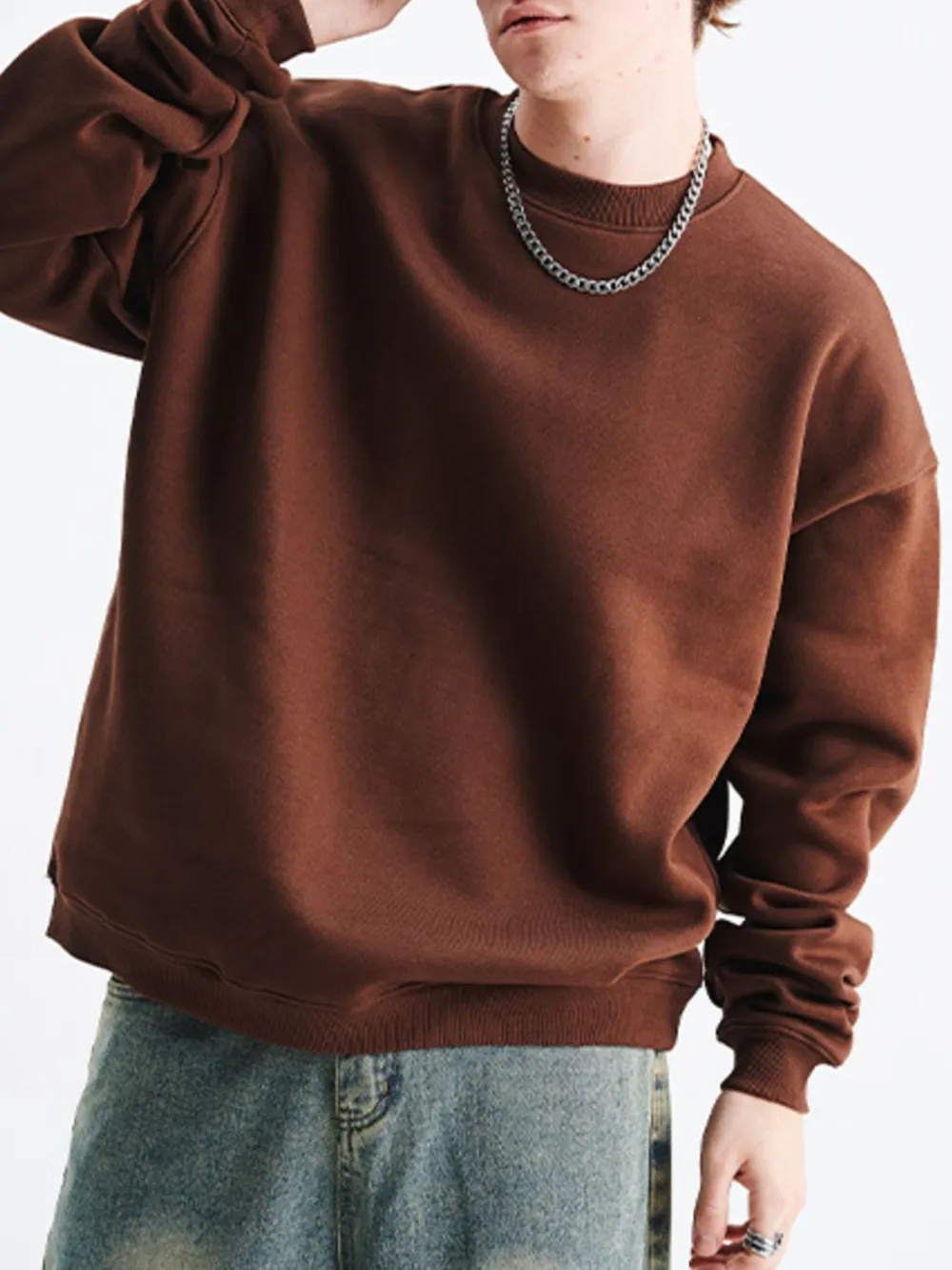 Men's Classic Crew Neck Sweatshirt, image 2