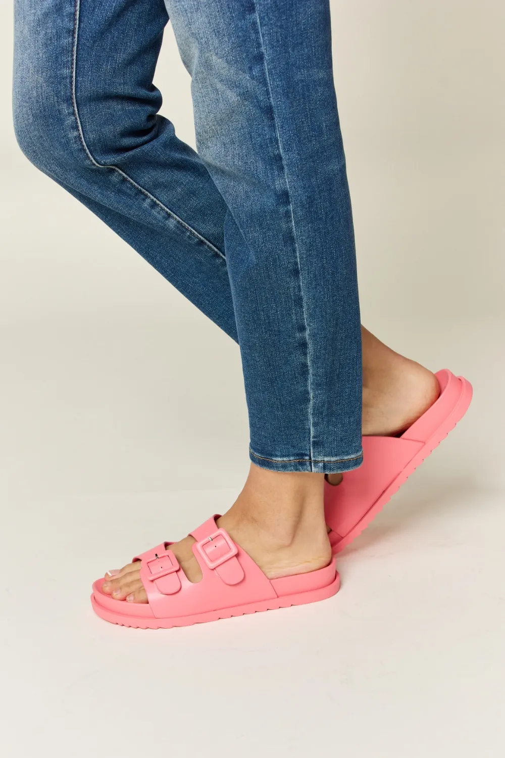 Double Buckle Open Toe Sandals, image 6
