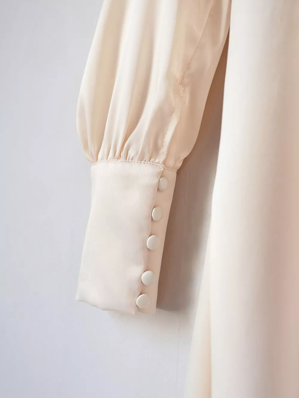 V-Neck Lantern Sleeve Midi Dress, image 16