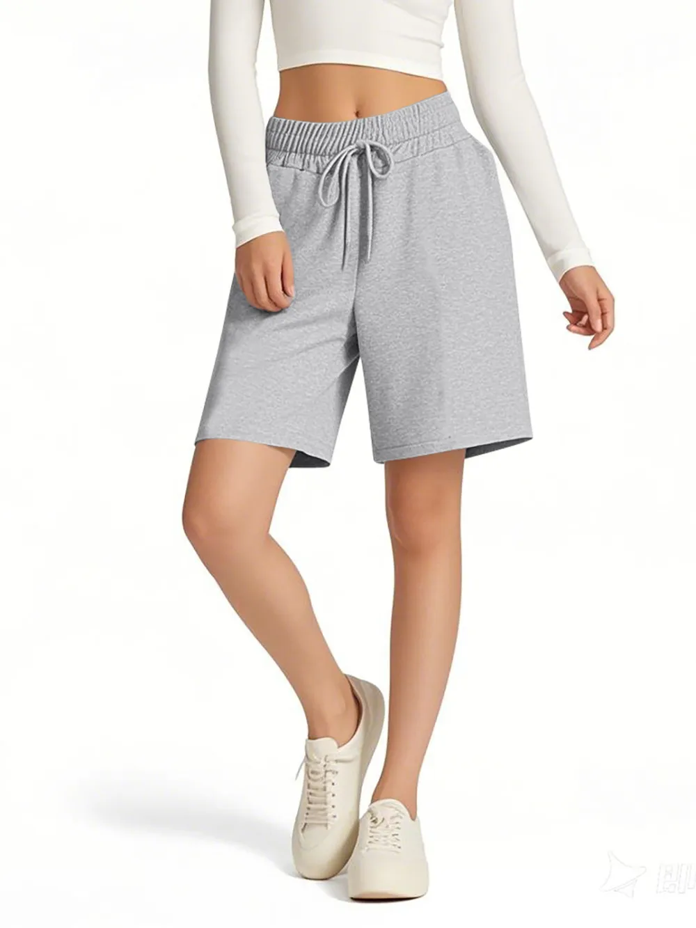 Drawstring Shorts with Pockets, image 15