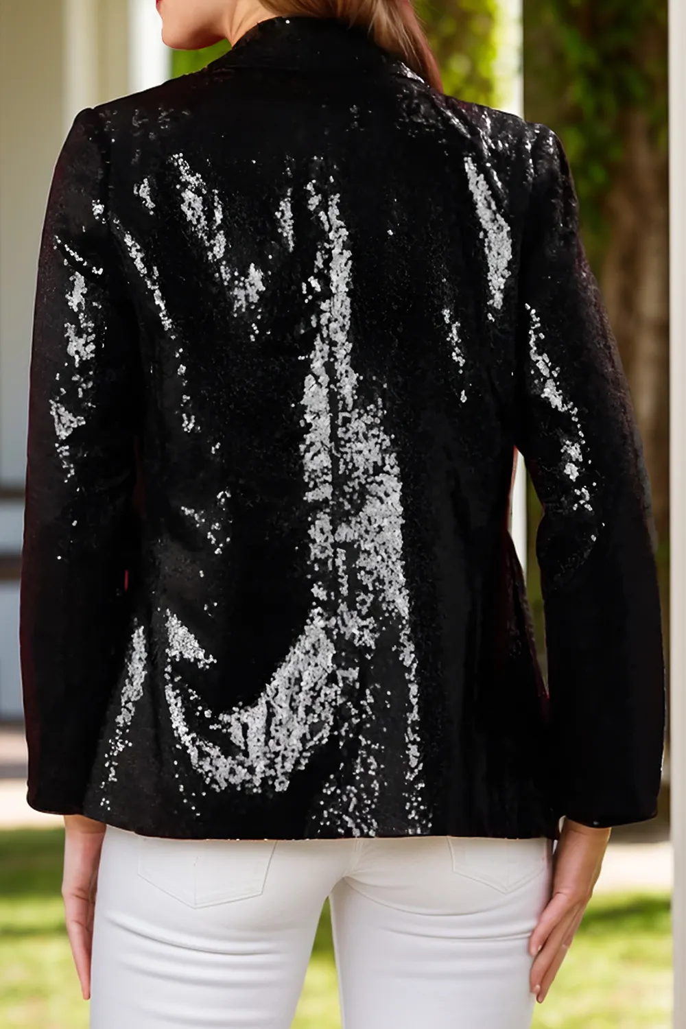 Sequin Nutcracker Long Sleeve Blazer, image 3
