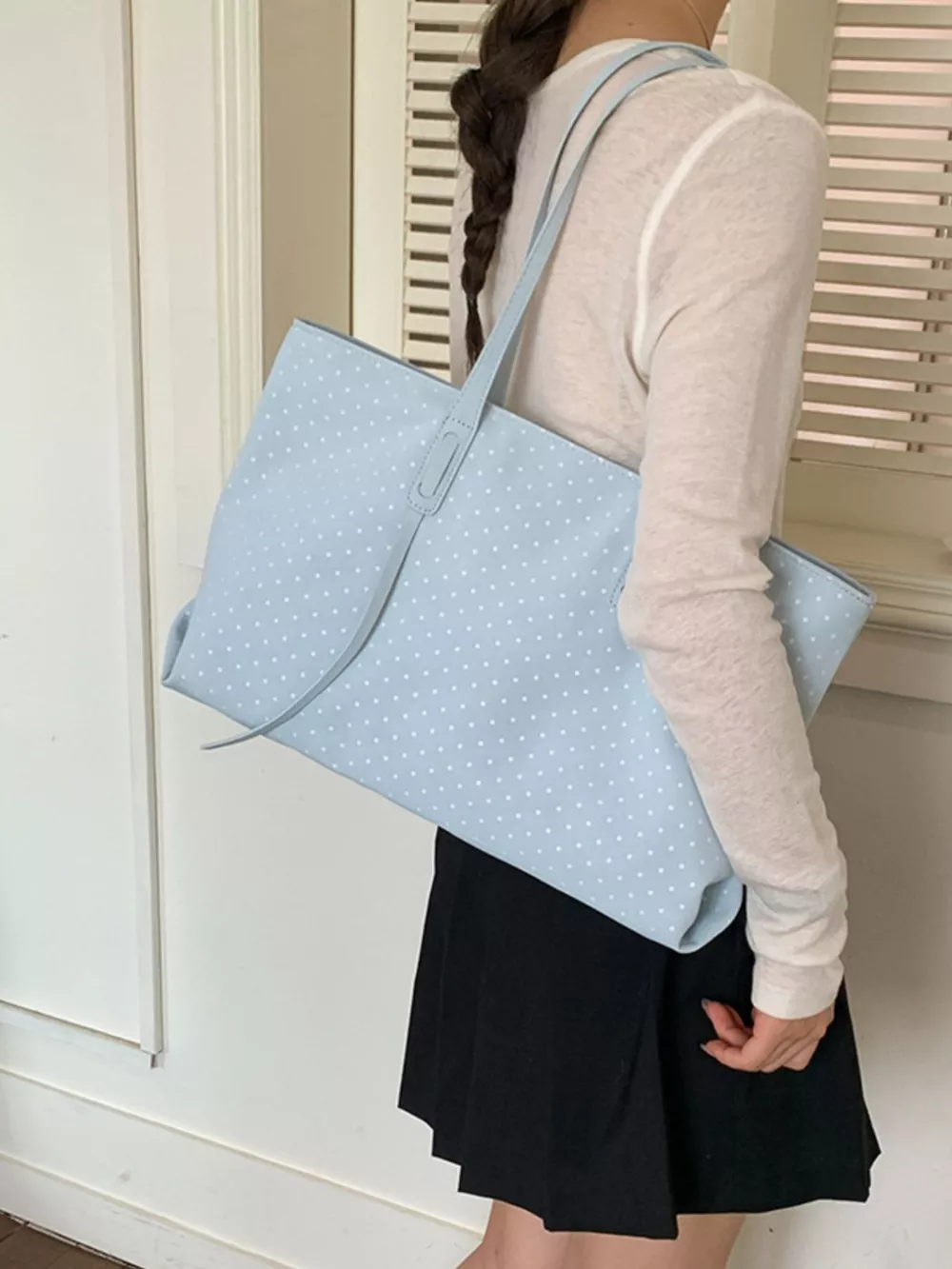 Polka Dot Shoulder Bag, image 7