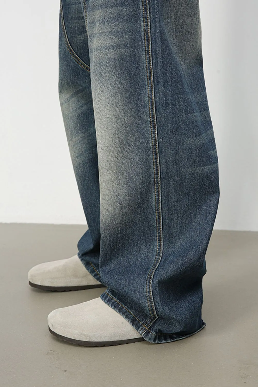 Men's Wide Leg Jeans, image 5