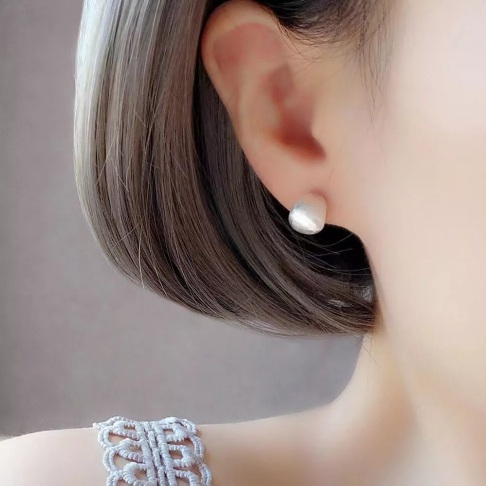 925 Sterling Silver C-Hoop Earrings, image 3
