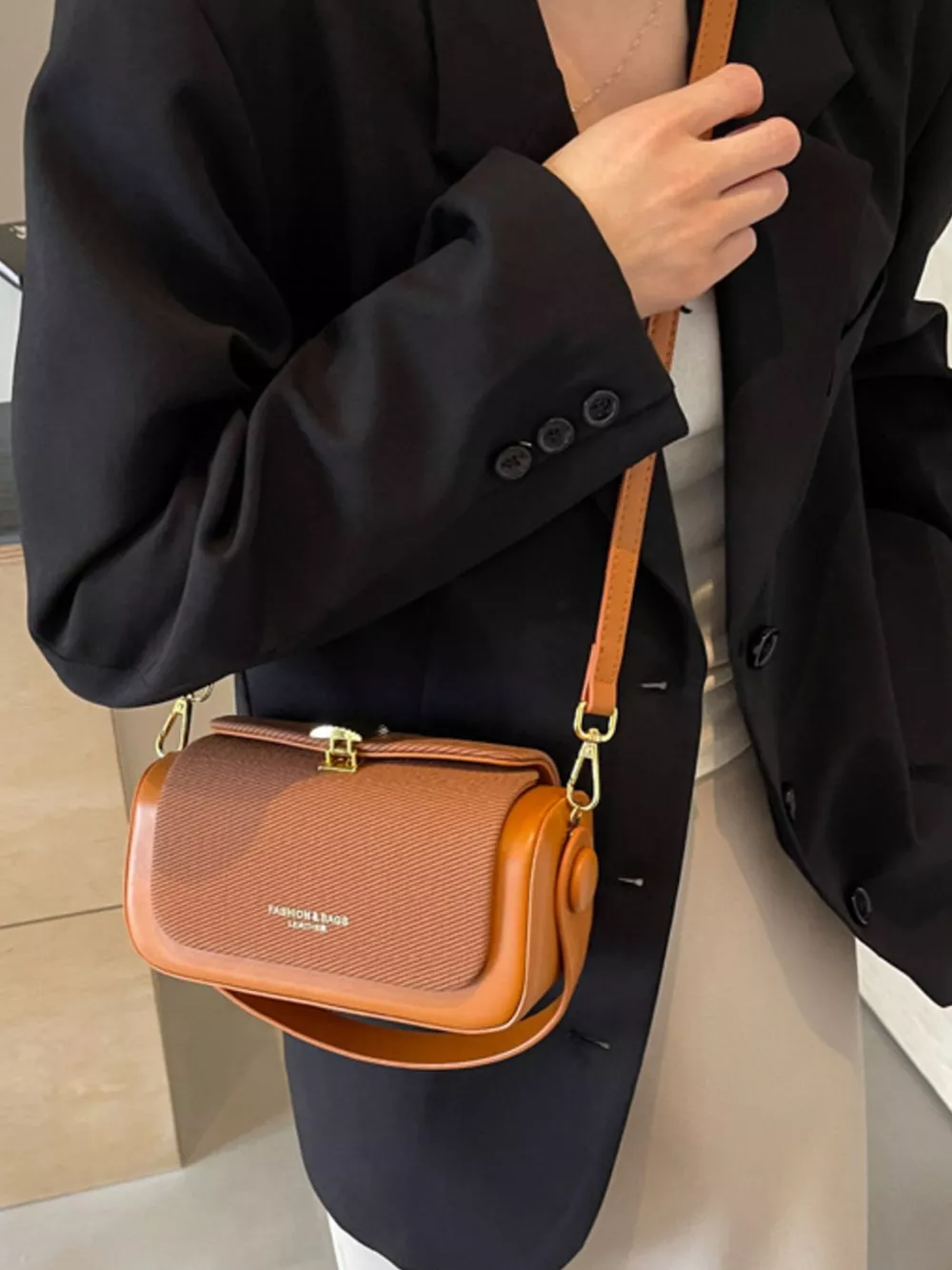 Adjustable Strap Crossbody Bag, image 2