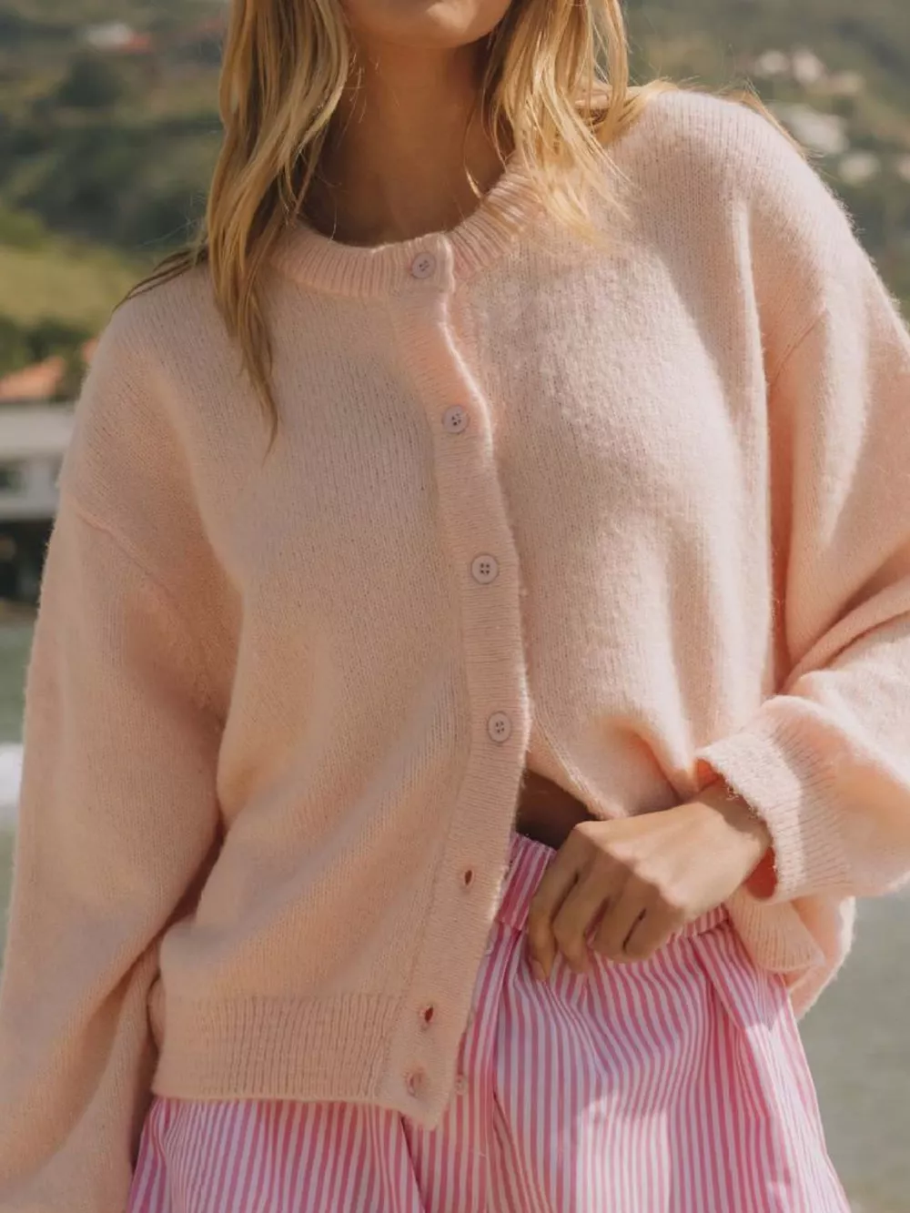 Button-Down Knit Cardigan, image 11