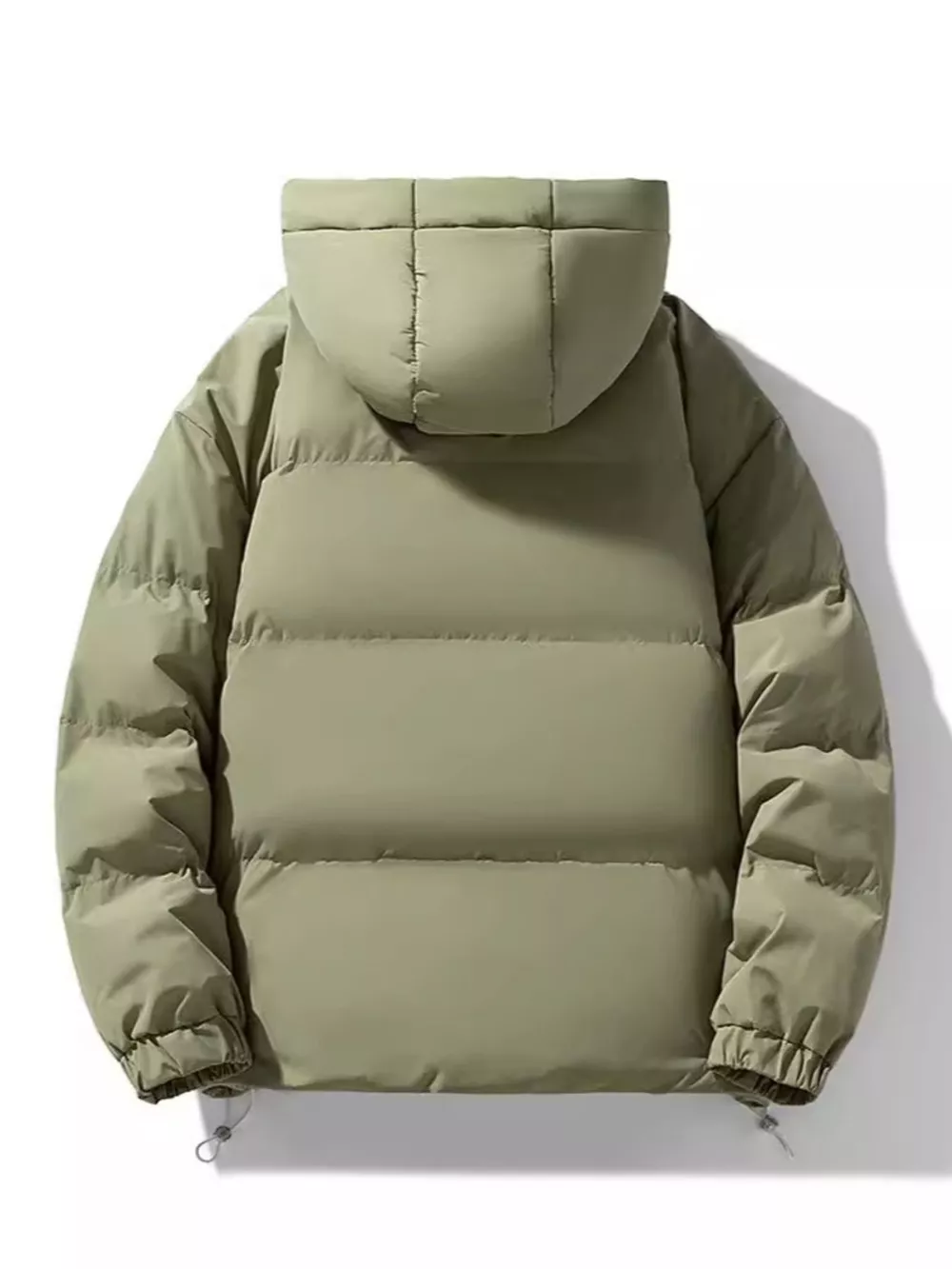 Men's Full Size Hooded Padded Winter Coat Plus Size, image 3