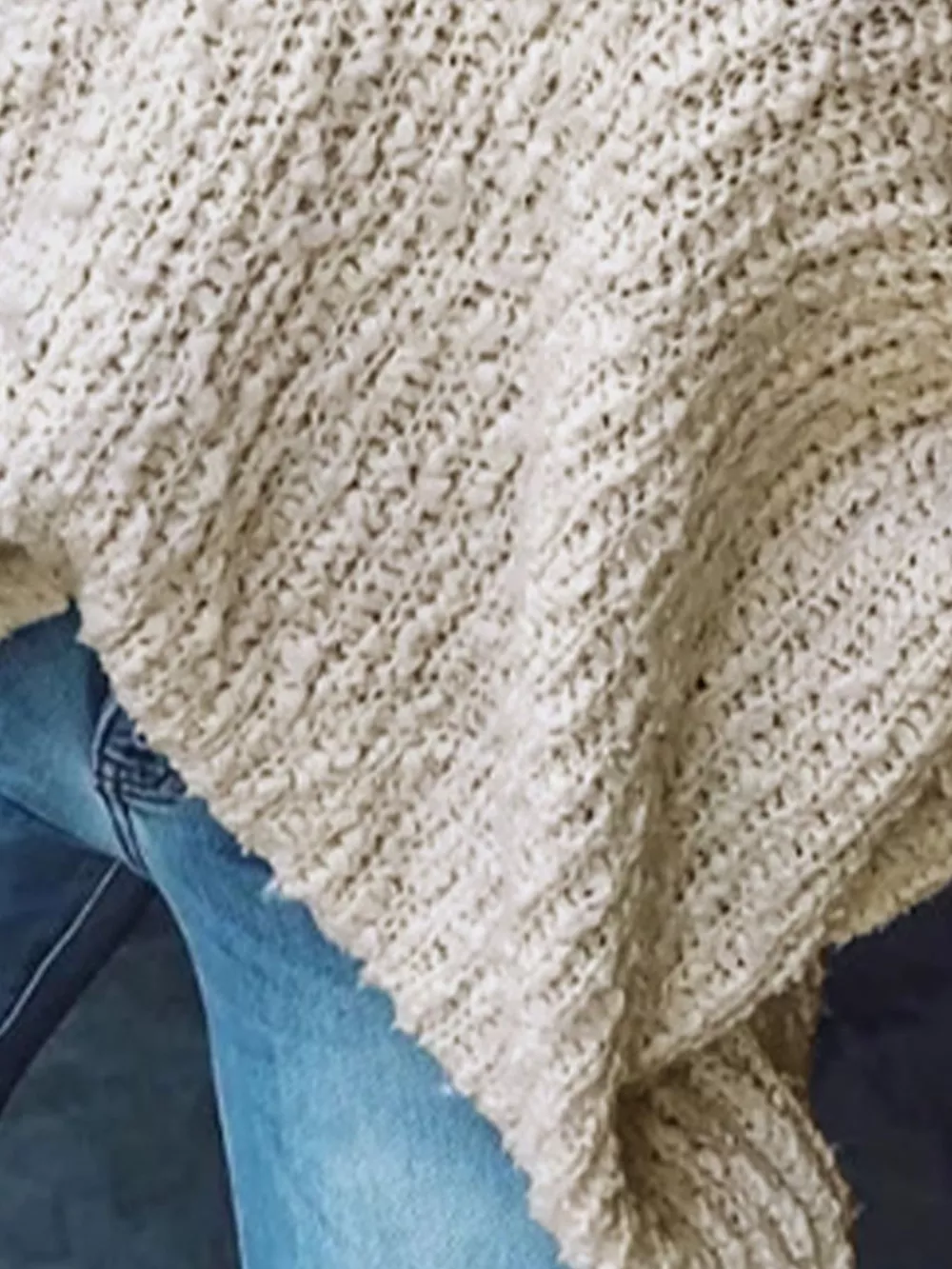 Loose Fit Long Sleeve Sweater, image 6