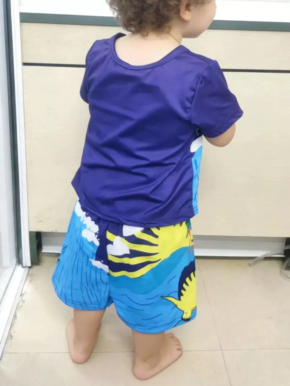 Children's Dinosaur Short Sleeve Tee and Shorts Set, image 2