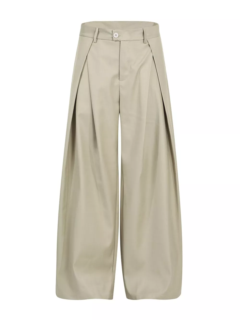 Men's Wide-Leg Pleated Pants