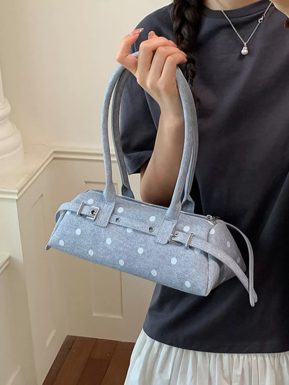 Polka Dot Shoulder Bag