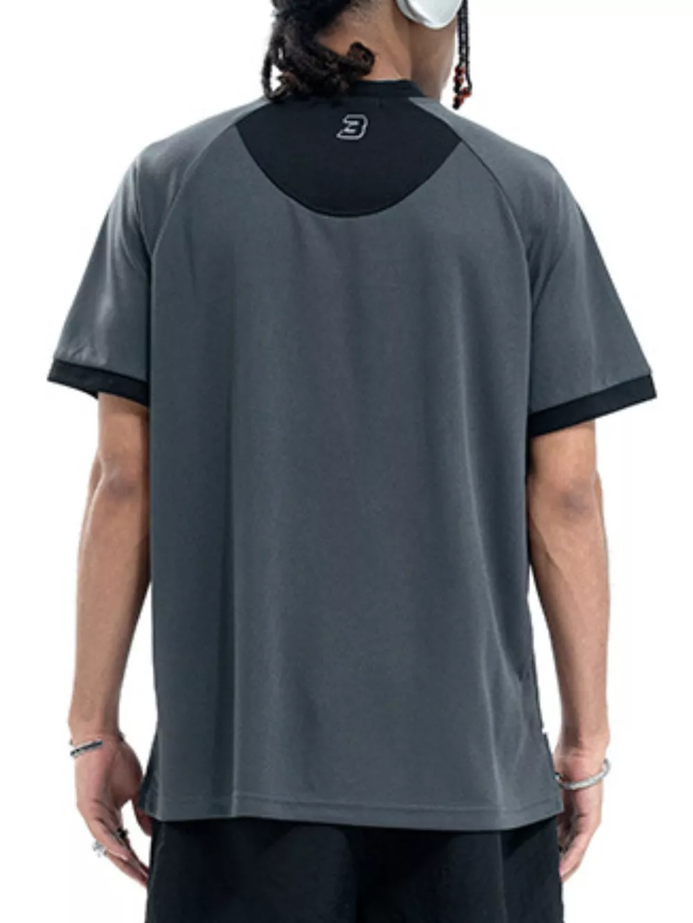 Men's Round Neck Short Sleeve T-Shirt, image 4
