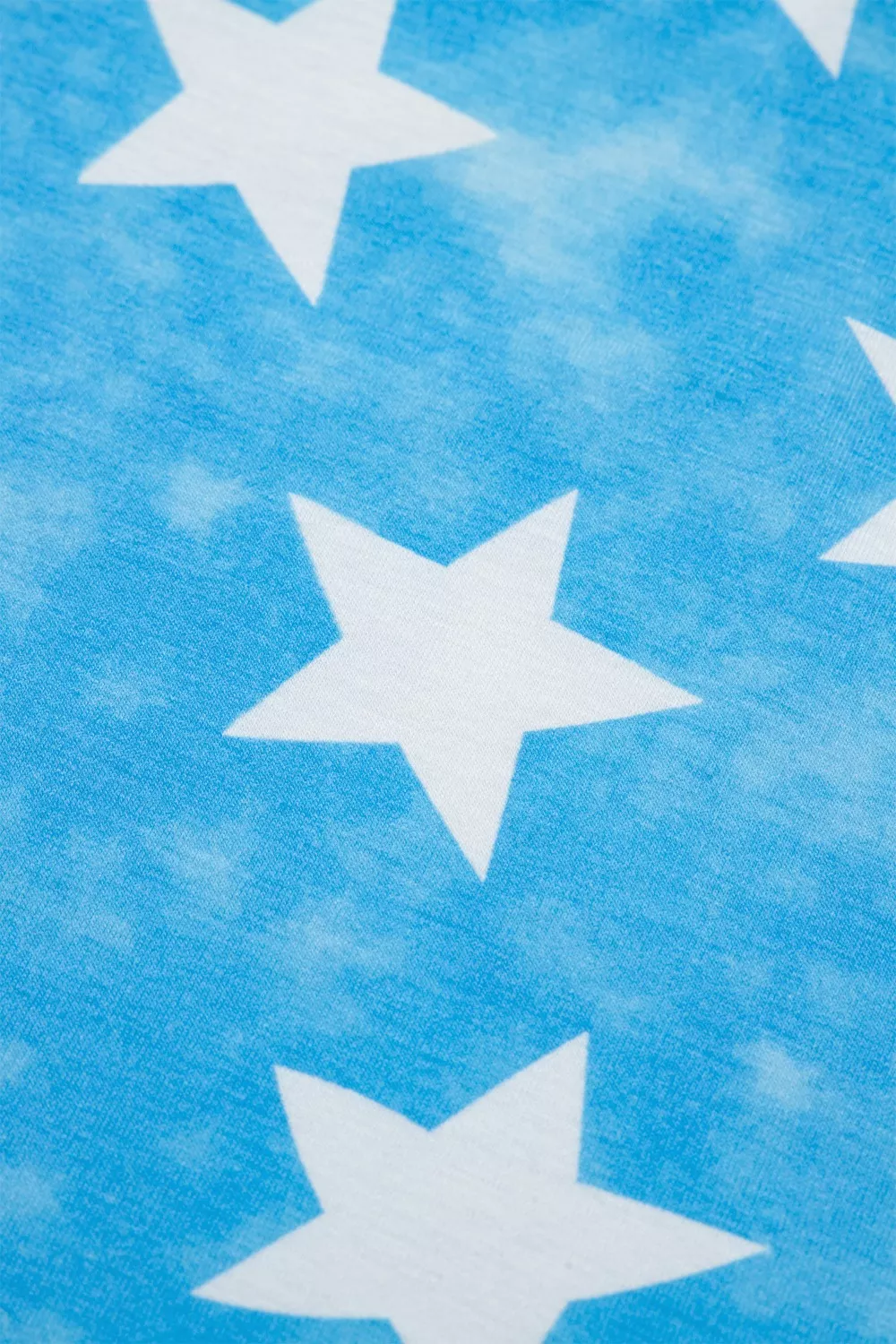 Vintage Star Print Striped Ruffle Sleeve Independence Day Top, image 11