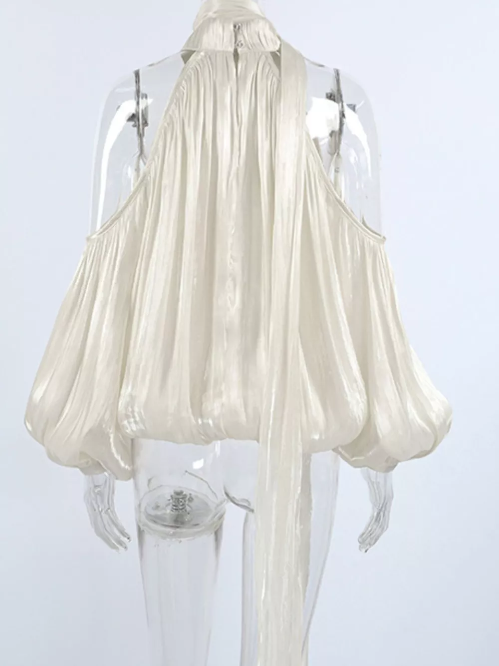 Cold Shoulder Long Sleeve Blouse, image 5