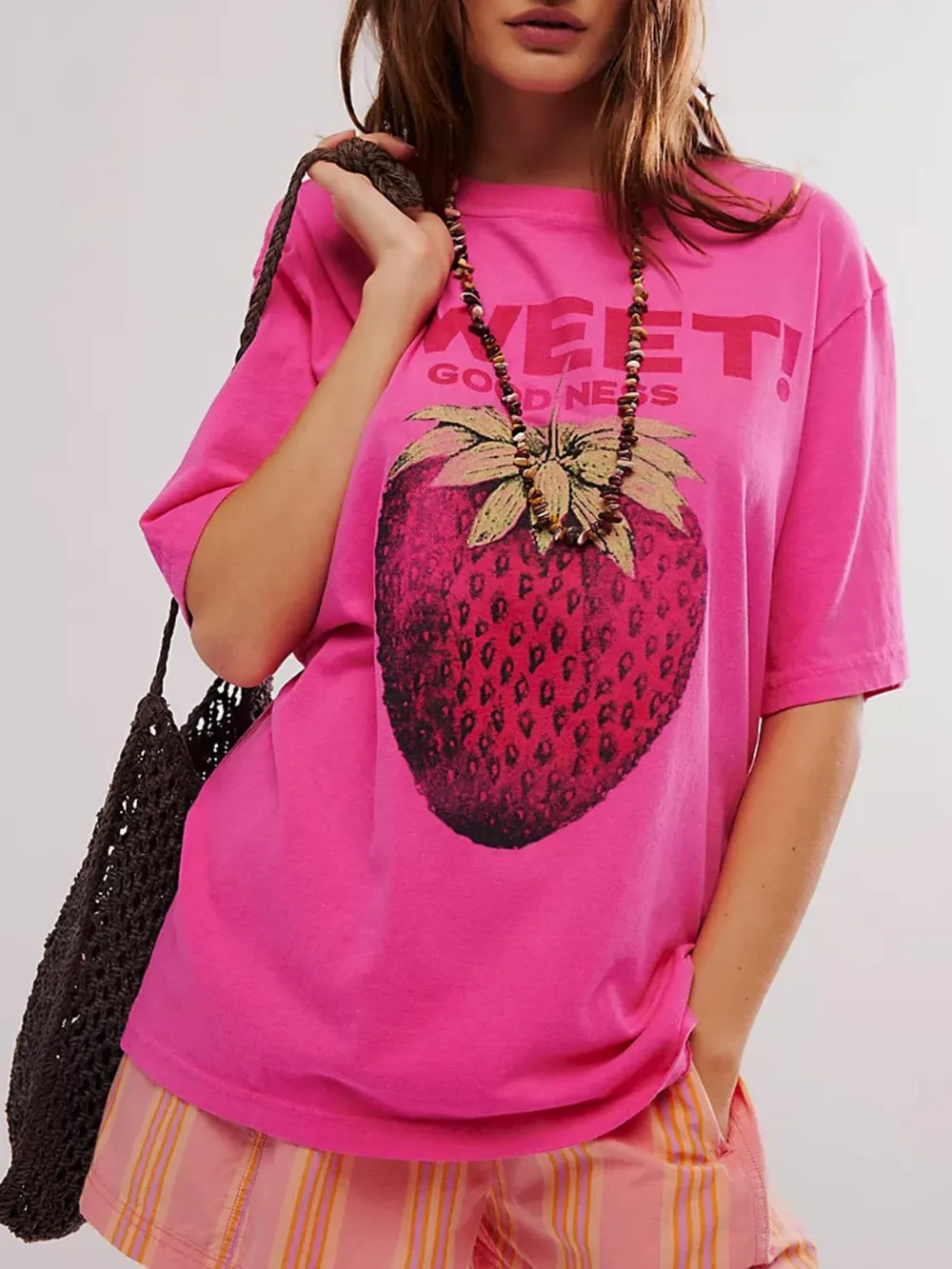 Graphic Round Neck Half Sleeve T-Shirt, image 8